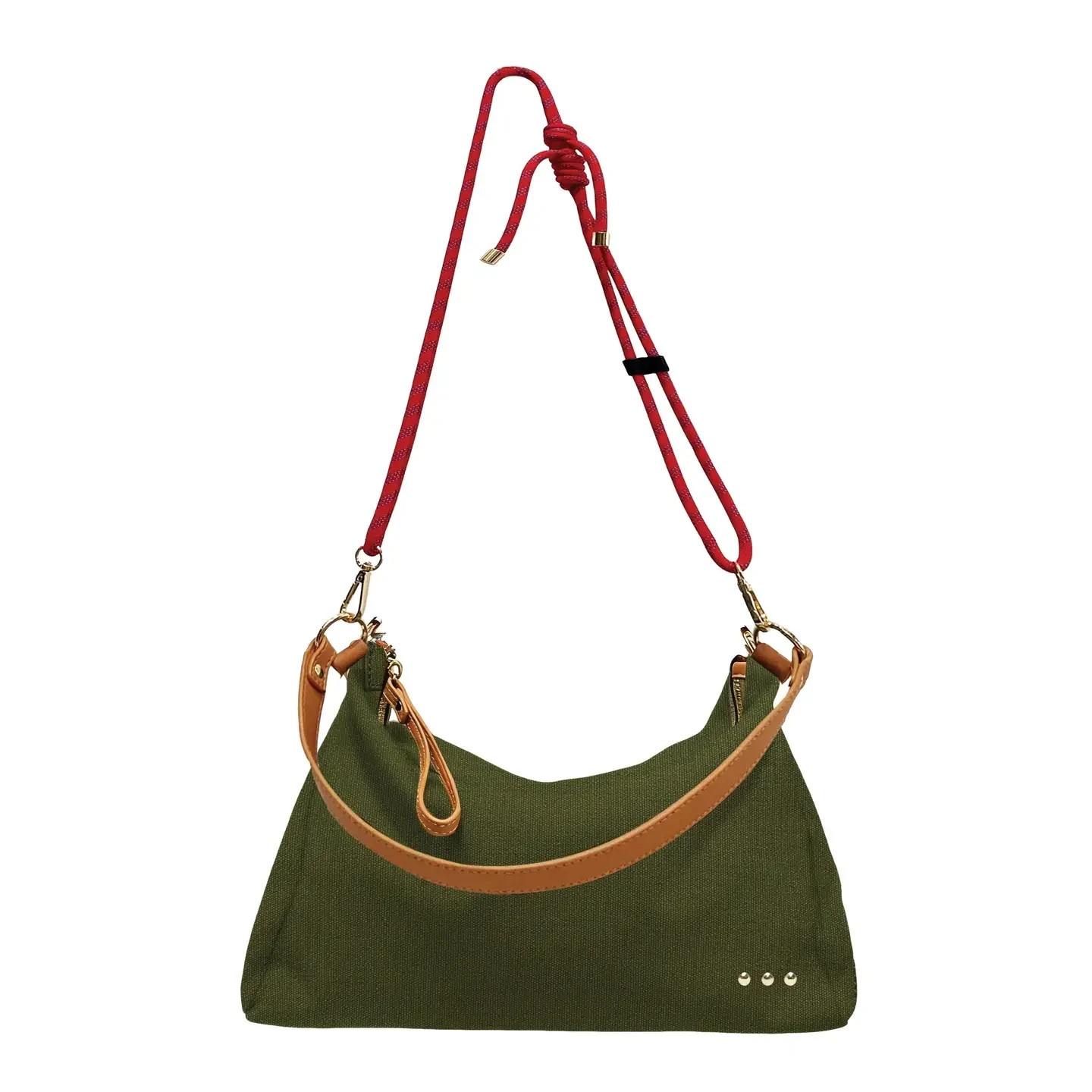 Cosette Canvas Shoulder Bag Washed Canvas Handbag for Women