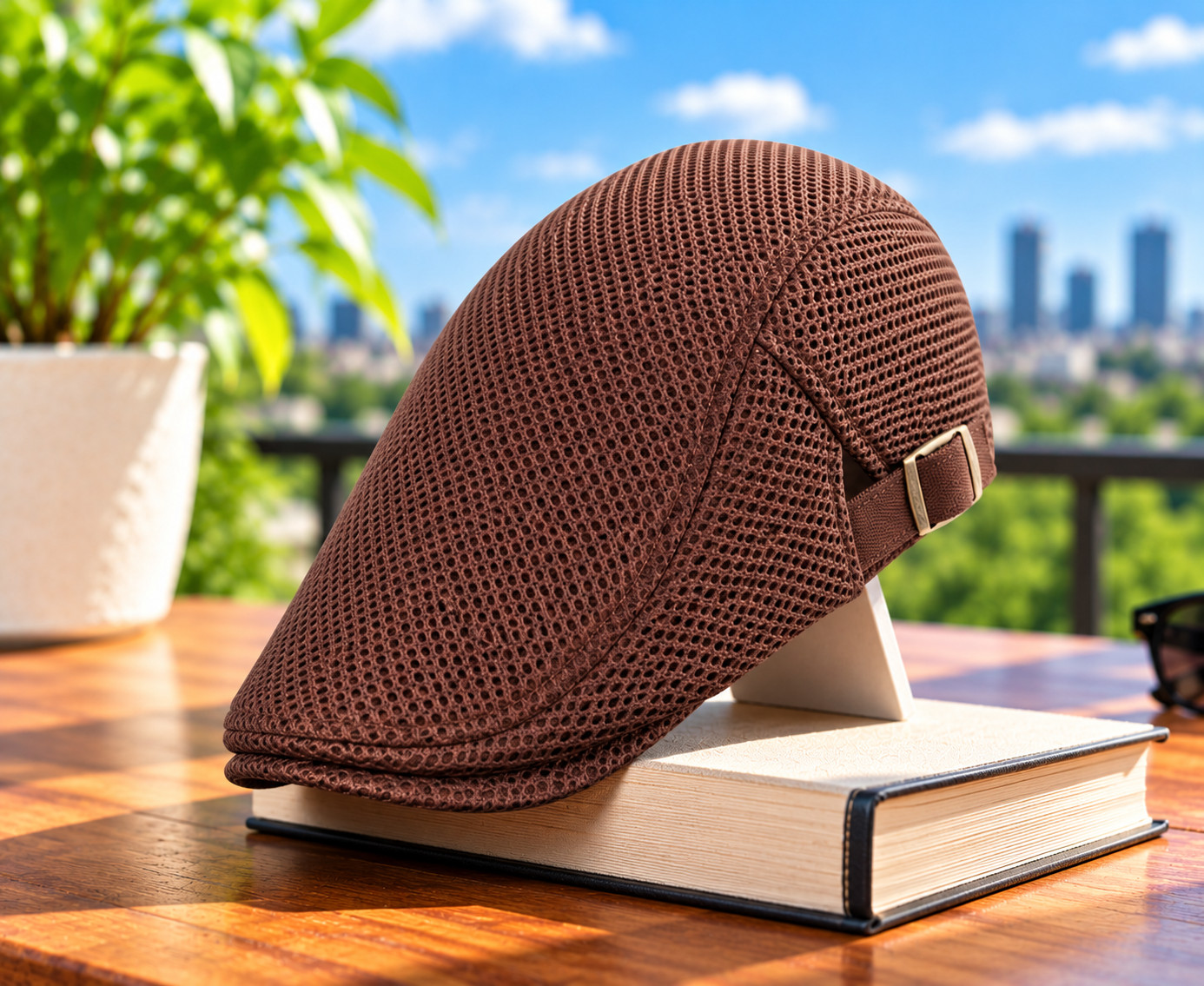 New Men's Duck Mesh Summer Gatsby Brown Cap Golf Driving Flat Cabbie Newsboy - Image 5