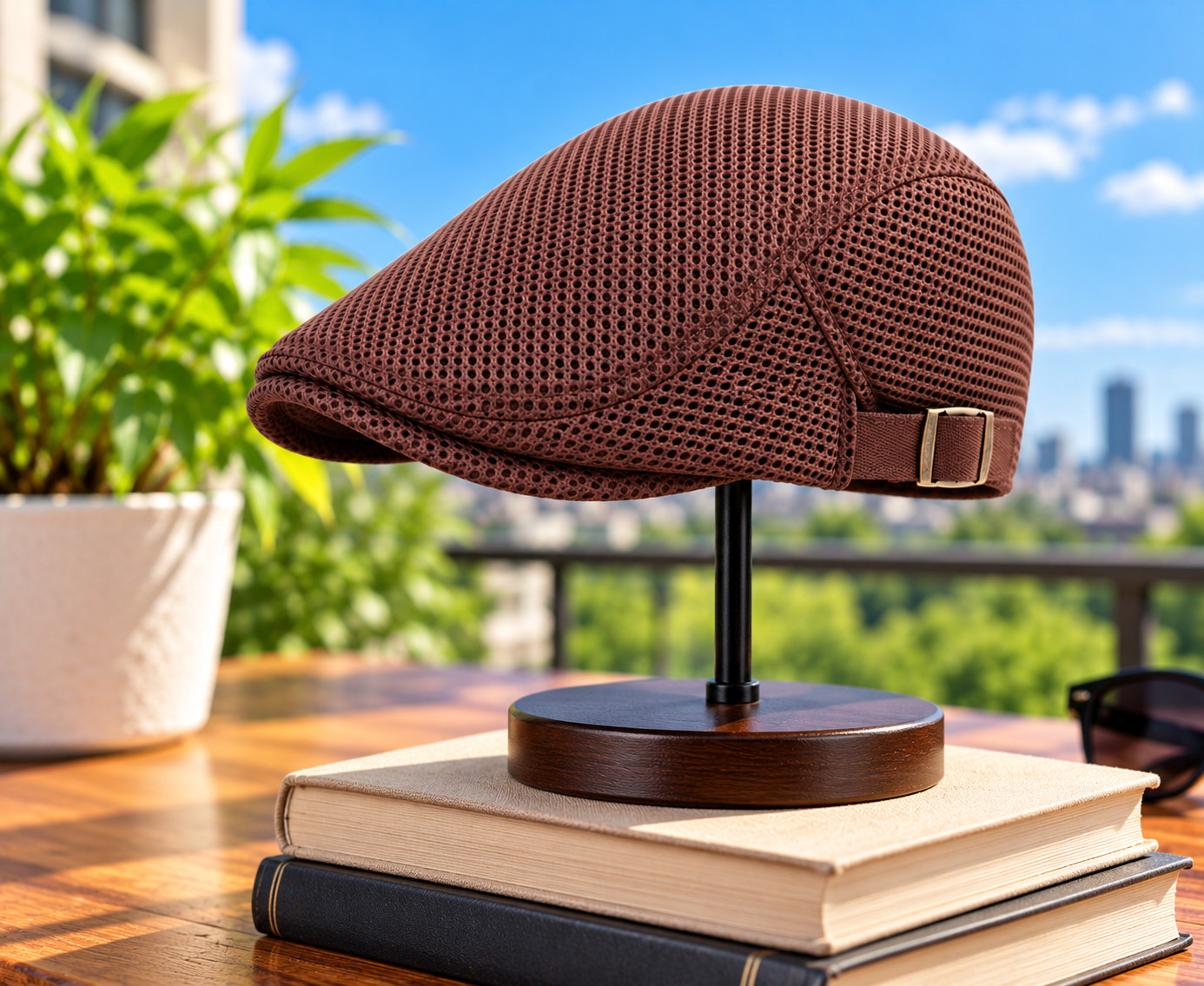 New Men's Duck Mesh Summer Gatsby Brown Cap Golf Driving Flat Cabbie Newsboy - Image 7