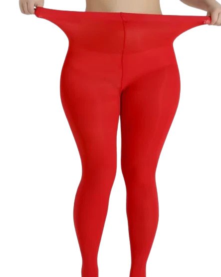 New Women's High Waist Stretchable Sexy Red Tights Fashion Party Sizes Q1-Q2 - Image 2