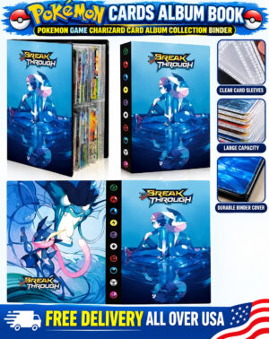 New Pokémon Cards Album Book Pokemon Game Charizard Card Album Collection Binder